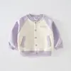 Roupa externa para bebê JQ Jingqi, coleção primavera e outono, jaqueta unissex para meninos e meninas, roupa de outono, jaqueta bomber de bebê, top estiloso para o início do outono