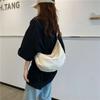 Bolso de hombro de nailon de gran capacidad estilo coreano, novedad de 2023, bolso cruzado, bolso de axila, bolso grande informal para estudiantes, bolso para dumplings.