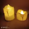 Vela de LED Lâmpada de vela eletrônica Fornecimento transfronteiriço Vela eletrônica Decoração de Halloween para casamento Lâmpada de vela criativa