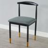 Silla de comedor para el hogar, silla de restaurante, mesa de comedor, silla de cuerno, imitación madera maciza, moderna, sencilla, de hierro, para ocio, escritorio, taburete, respaldo
