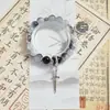 Novo Bracelete Flor Explosiva Borboleta Estilo Chinês para Mulheres, Doce e Fresco Bracelete de Contas de Vidro Estilo Floresta, Melhor Amigo de Estudante Presente de Aniversário
