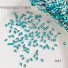 2*3.5mm decoraciones para arte de uñas de zirconia cúbica con forma de rombo y parte posterior plana, gemas de copo de nieve para uñas, modernas y deslumbrantes, accesorios de uñas para usar