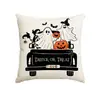 Comercio exterior Amazon más vendido Halloween fundas de almohada personalizadas para sofá de sala de estar decoración navideña fundas de cojín al por mayor