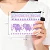 2025 Cartera Pequeña de Elefante Retro Bolsa de Monedas para Niños Ins Coreana Bolsa para Llaves Almacenamiento de Identificación Bolsa Cuadrada