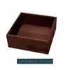 Caja de almacenamiento organizadora de certificados de madera vintage para cosméticos y joyas de escritorio, caja de madera con esquinas cortadas práctica