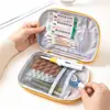 Botiquín Médico Portátil para Viajes de Negocios, Botiquín de Primeros Auxilios para Exteriores, Bolsa Pequeña Portátil para Medicamentos, Bolsa de Almacenamiento para el Hogar