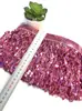 Atacado Renda Bordada com Lantejoulas e Franjas Estilo Étnico Fantasia de Palco Acessórios para Vestido Franjas de Renda