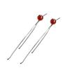 Novedad 2025 Elegantes Pendientes Largos con Borla de Estrella de Cinco Puntas para Mujer, Pendientes de Botón Únicos, Versátiles Colgantes de Oreja de Estrella