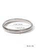 Pulsera Ancha Elástica de Acero de Titanio Popular Transfronteriza Europea y Americana para Mujer Anillo de Rayas Verticales Público Exagerado de Lujo Ligero de Nicho