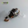 Garrafa Plástica de 1200ml Pote Selado para Alimentos Garrafa PET Pote para Embalagem de Chá Aromatizado Biscoito Garrafa Transparente de Boca Larga Pote Pequeno