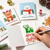 Conjunto de moldes de pintura vazada para decoração de Natal europeia e americana, para rastreamento DIY infantil, rabiscos, pintura em spray e estêncil