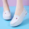 Zapatos de Enfermera para Mujer en Stock, Verano con Amortiguación de Aire Suela Suave Transpirables Blancos Hospitalarios Zapatos de Trabajo, Venta al por Mayor Dropshipping Transfronterizo