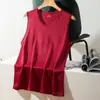 Ropa Exterior Deportiva de Secado Rápido para Hombre Sin Mangas Hombro Ancho Malla de Seda de Hielo Tallas Extra Grandes y para Gordos Ultra Delgada Transpirable Chaleco