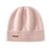 Gorro de cachemira para niños, 100% cachemira pura, para otoño e invierno, nuevo gorro de punto de moda europea y americana, combinable con todo y con protección para las orejas.