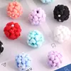Corazón de Amor Perla Arcilla Blanda Cuentas DIY Accesorios Hechos a Mano Cuentas de Agujero Recto DIY Cadena para Teléfono Llavero Cadena para Bolso Accesorios