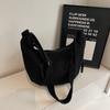 Bolso Dumpling para Mujer de Pana Bolso Cruzado Bolso de Hombro de Gran Capacidad Bolso Casual para Mujer Sencillo para Todo Uso Mochila Deportiva para Viaje