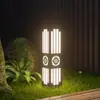 Shunxin Lámpara de Jardín Impermeable para Exteriores de 3m Lámpara de Pared Lámpara de Césped LED Alimentada por Energía Solar Poste Alto Patio Comunitario Vista
