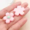 Estilo Europeo y Americano Estilo Ins Rosa Dulce Colgante de Dibujos Animados Resina Fresa Oso Encanto Pulsera Collar Accesorios Productos Transfronterizos