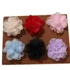 Estilo Coreano Nuevo Organza Ultra-Hada Borde Quemado Camelia DIY Pin Lateral Lazo para el Cabello Accesorio para el Cabello Broche Ropa Accesorios Florales