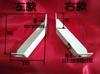 Accesorios para perfiles piezas de esquina de pie piezas de soporte de perfil piezas de pie de soporte plástico pulverizado en superficie pie fijo de perfil