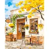 Pintura al óleo digital de paisajes al por mayor, arte para colorear pintado a mano para sala de estar, pintura decorativa hecha a mano para sanación y alivio del estrés, colgante de pared de alto valor estético