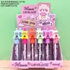 MLUNDO Coloración Fácil Hidratante Duradero Espejo Tinte Labial Lápiz Labial Agua Sedoso Tinte Brillo de Labios Esmalte Labial