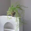 Flores Verdes Eternas, Atmosfera de Primavera, Buquês para Loja, Decoração de Roupas Femininas, Materiais Florais de Galhos Secos, Cena de Arranjo Floral para Recepção