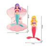 Juguetes de Buceo, Juguetes de Natación, Sirena de Concha, Juego Acuático Infantil, Sumergible, Giratorio, Flotante, Sirena de Juego Acuático