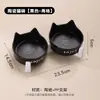 Venta Directa de Fábrica Cuenco de Cerámica para Gatos, Cuenco de Comida para Gatos, Cuenco de Agua y Comida para Mascotas, Cuenco Integrado para Gatos, Cuenco de Cerámica Protector de Cuello para Gatos