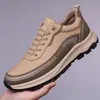 Zapatos para Hombre Transfronterizos Nuevos Zapatos Deportivos Moda Masculina Ligeros de Suela Gruesa Zapatos Casuales Zapatos Perezosos de Negocios Slip-On Zapatos de Papá