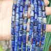 Nuevas cuentas de barril pequeñas de piedra natural, cuentas sueltas hechas a mano, pulsera, collar, pendientes, suéter, cadena, accesorios de joyería al por mayor