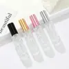 Botella de perfume de 10 ml, botella de spray de vidrio, niebla fina, bálsamo, perfume en forma de pera, subbotella, mini botella vacía portátil