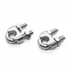 Abrazaderas de Clip 304/316, Sujetadores de Cable, Abrazaderas de Cable de Acero, Clips de Cable en Forma de U M2M3M4-M32Mm Acero Inoxidable