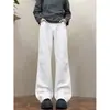 Ventas diarias de miles de pedidos + fábrica propiaJeans de estilo americano ins de alta calle ajustados con ligero acampanado para hombre, corte limpio