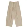Pantalones Deportivos Casuales Sueltos de Cuadros Retro Estilo Perezoso para Hombre Etai, Pantalones Largos Casuales Versátiles para Hombre.