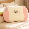 Almohada de dibujos animados, almohada con forma de gato de espuma viscoelástica, diseñada para adultos para dar soporte a la columna cervical y ayudar al sueño, adecuada para estudiantes y niños, y previene el colapso durante las siestas
