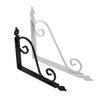 Soporte de Pared Decorativo en Forma de S Reforzado con Hierro Soporte Triangular Reforzado de Alta Resistencia Soporte Multifuncional