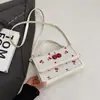 Bolso de Mano de Moda con Textura de Gama Alta para Mujer 2025 Otoño Nuevo Bolso Cruzado de Nicho de Moda Estilo Extranjero Versátil Bolso Cuadrado Pequeño
