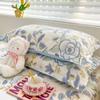Par de Fundas de Almohada de Algodón Puro, Fundas de Almohada de Algodón Puro para el Hogar de Niños Funda Individual para Relleno de Almohada 48X74Cm Individual Verano 2