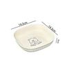 Plato escupe-huesos de panda de dibujos animados para mesa de comedor doméstica, estilo crema, bandeja para frutos secos y frutas, bandeja de almacenamiento de basura de escritorio