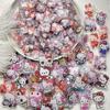 Dibujos Animados Hello Kitty acrílico impresión UV engrosado doble capa doble transparente hecho a mano diy lindos accesorios pieza al por mayor