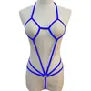 Lencería Sexy Mini Traje de Baño Traje de Baño de una Pieza Traje de Baño Sexy Transparente de una Pieza Bikini de Tres Puntos Traje Europeo y Americano