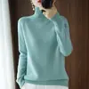 Suéter de Punto de Cuello Alto Nuevo para Mujer, Otoño/Invierno 2026, Grueso, Manga Larga Raglán, Holgado, Jersey