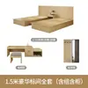 Cama de Hotel Móveis de Hotel Quarto Padrão Conjunto Completo Pousada Apartamento Cama de Casal Solteiro Quarto para Aluguel Cama Tipo Especial Quarto Individual Fixo