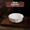 Cuenco de Cerámica Estilo Chino Flor de Loto para Sopa, Cuenco para Fideos, Cuenco para Pescado Hervido, Cuenco para Pescado encurtido, Recipiente para Sopa, Cuenco Grande para Fideos y Hot Pot