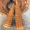 Montaña Longhu Madera de Azufaifo Natural Nuevo Material Madera de Azufaifo Torre Wen Chang Adorno Trece Capas Madera Maciza Torre Wen Chang de 13 Capas para el Éxito en los Exámenes