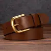 Cinto masculino retrô Coringa personalidade casual fivela de pino cabeça camada couro bovino puro moda cinto fivela japonesa fabricantes atacado