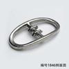 Diâmetro interno 7mm oval fivela japonesa sapato transfronteiriço flor de roupas sapato fivela de pino fivela acessórios de bagagem fivela de pino de olho