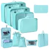 Conjunto de Sacos de Armazenamento para Viagem Transfronteiriça Roupas Roupa Íntima Calças Saco de Embalagem Separado Saco de Armazenamento Roupas Sapatos Bagagem Bolsa de Viagem