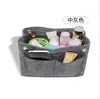 Atacado de fábrica feltro forro de viagem bolsa de cosméticos multifuncional feminina grande capacidade feltro bolsa de armazenamento portátil personalização